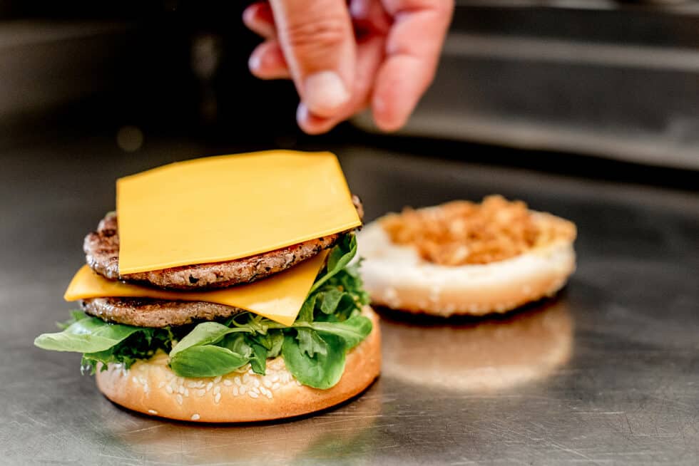 hamburger cheddar